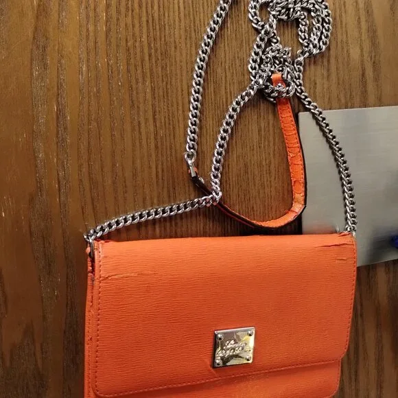 Project - Lauren Ralph Lauren Orange Crossbody Wallet - Picture 9 of 16